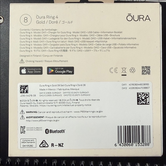 Oura Ring Gold and Silver - Picture 5 of 5